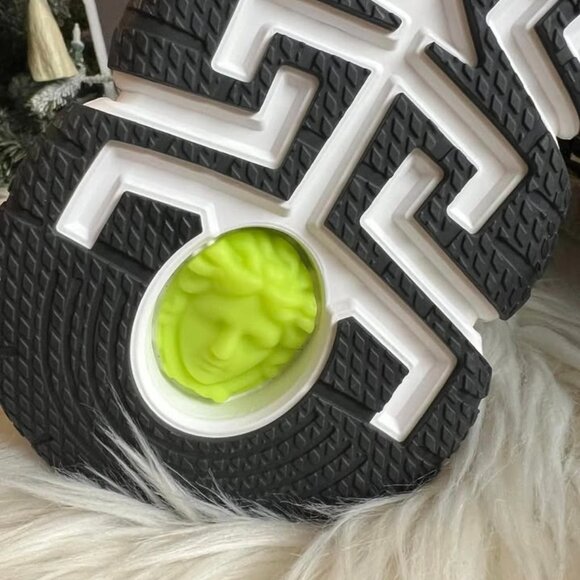 Versace Sneaker Vitello Stampa Dalmata Mix Material - Picture 3 of 12
